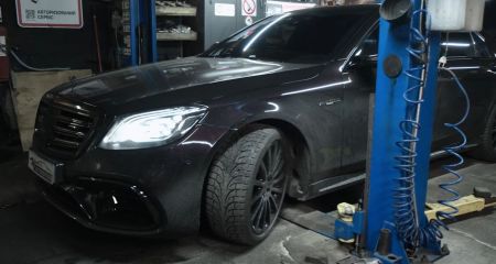 Захист двигуна Mercedes-Benz W222 S63 AMG — поетапний монтаж