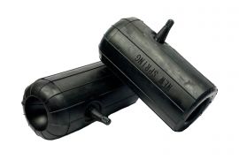 Пневмобаллоны в пружины 85х170 с вентилем на боку и двумя выемками