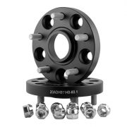 Колесная проставка-адаптер 20мм PCD 5x114.3 DIA 60.1 со шпильками 12x1.5 (Кованая)