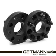 Колесная проставка 30мм PCD 5x127 DIA 71.6 шпилька 1/2 Кованая Черная (D-164)