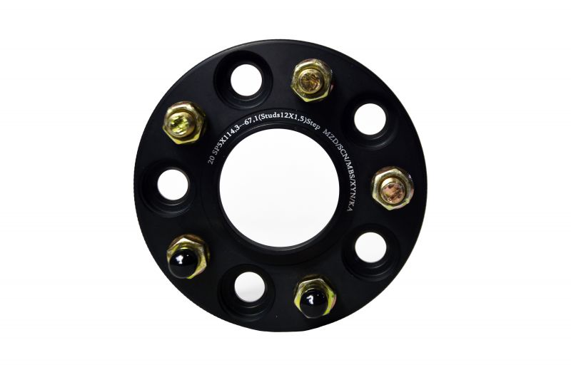 Колесная проставка-адаптер RPS 20мм PCD 5х114.3 DIA 67.1 со шпильками 12x1.5 для Dodge (Кованая)
