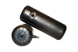 Пневмобалони в пружини 95х255 c боковым вентилем