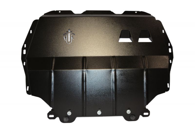 Защита двигателя Volkswagen Golf 6 (2008-2012) кроме <webasto> /V: все/ {радиатор, двигатель и КПП} Как штатный пластик, КГМ HouberK (EP-58-001624)