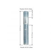 Колісна шпилька M12x1, 25x80мм Колісна шпилька M12x1, 25x80мм